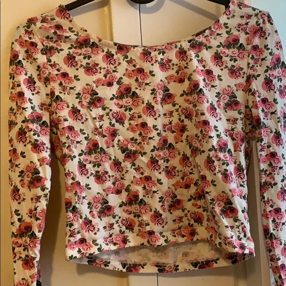 Floral crop top - Picture 1 of 1